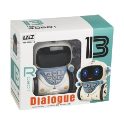 Говорящий робот с записью голоса Dialogue Robot 6678-13, 3+ лет, белый/голубой Говорящий робот с записью голоса Dialogue Robot 6678-13, 3+ лет, белый/голубой