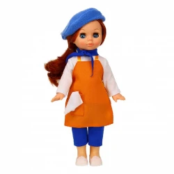 Кукла Весна Художница, 30 см, пластик, с длинными волосами