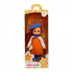 Кукла Весна Художница, 30 см, пластик, с длинными волосами