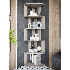 Stellaj 3563_StellajOpenUgolSomona, 156.3х38х38 sm, LDSP, açıq bej