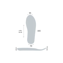 Ayaqqabı üçün gel taxmalar Active Team HBCV000001MN5V, ölçü 41-45