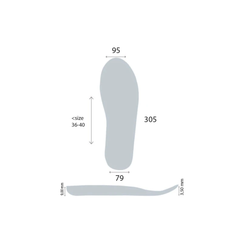 Ayaqqabı üçün gel taxmalar Active Team HBCV000001MN5V, ölçü 41-45 Ayaqqabı üçün gel taxmalar Active Team HBCV000001MN5V, ölçü 41-45