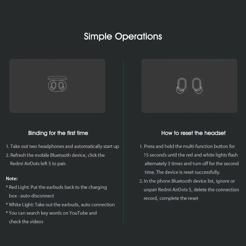 Беспроводные наушники Xiaomi Redmi Airdots S Wireless TWS in-ear headphones Bluetooth 5.0 Earbud Stereo Headset Беспроводные наушники Xiaomi Redmi Airdots S Wireless TWS in-ear headphones Bluetooth 5.0 Earbud Stereo Headset