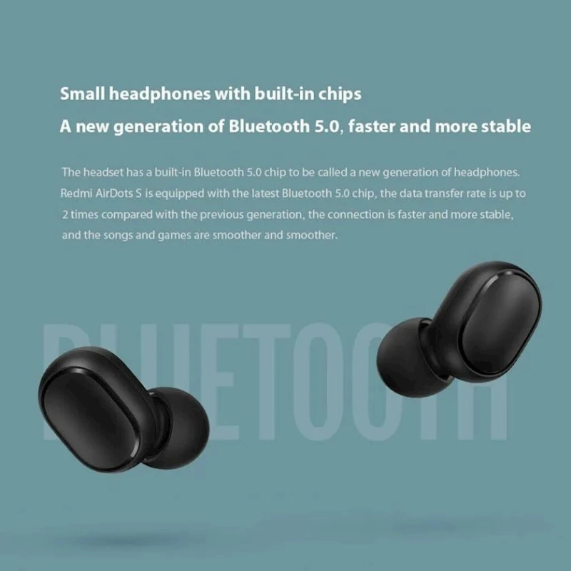 Беспроводные наушники Xiaomi Redmi Airdots S Wireless TWS in-ear headphones Bluetooth 5.0 Earbud Stereo Headset Беспроводные наушники Xiaomi Redmi Airdots S Wireless TWS in-ear headphones Bluetooth 5.0 Earbud Stereo Headset