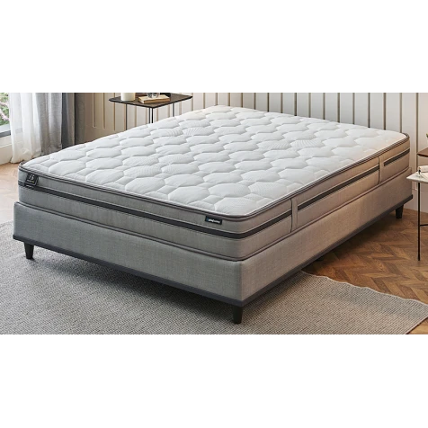 Ортопедический матрас Yataş Fresh Sense Pro, двуспальный, трикотаж, белый, 180x200 см