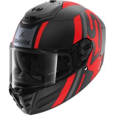 Motosikl dəbilqəsi Shark Spartan RS Carbon Shawn Mat, karbon, qara/qırmızı, ölçü L