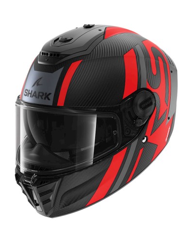 Motosikl dəbilqəsi Shark Spartan RS Carbon Shawn Mat, karbon, qara/qırmızı, ölçü L