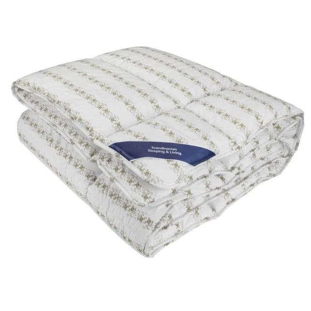 Одеяло JYSK Jun Tronfjellet, 135x200 см, односпальное, зимнее, полиэстерное волокно, белый