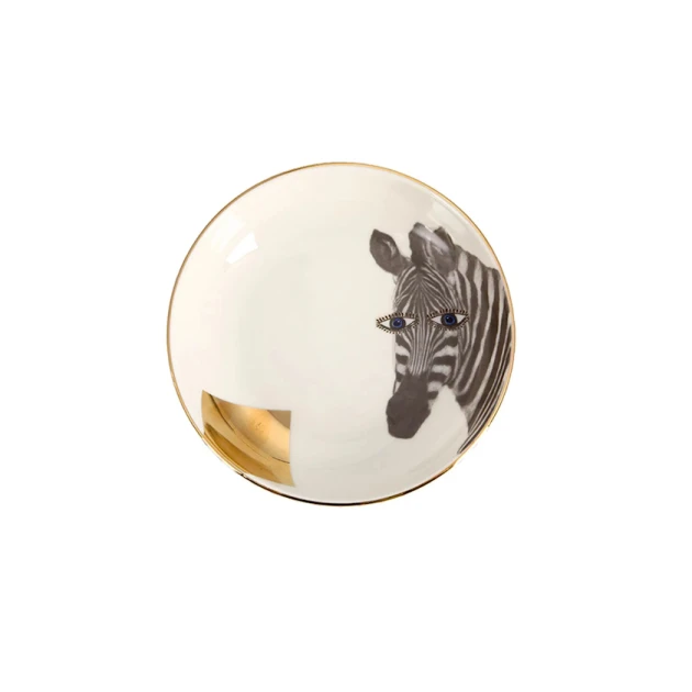 Kasa Porland Wild Life Zebra 04ALM006455, 17 sm, farfor, rəngbərəng