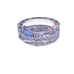 Пепельница Yujing Glass Ware YJK-1037, стекло, прозрачная