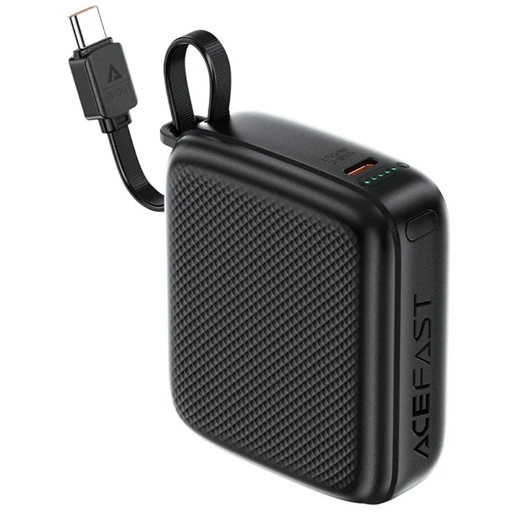 Xarici akkumulyator M15 Power Bank 10000mAh PD20W Black və hədiyyə Borofone BX51 cable Type-C To Lightning