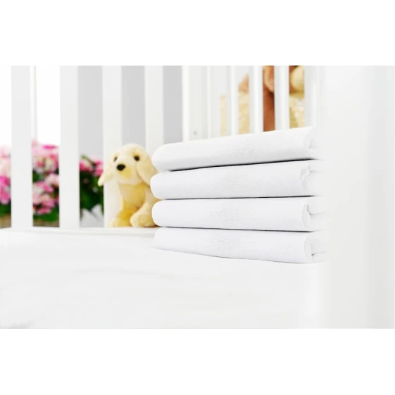 Mələfə JYSK Kronborg, 60x120x155 sm, pambıq, ağ