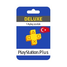 Abunə Sony PS Plus Deluxe (PSN Türkiyə, PS4/PS5) 1 aylıq