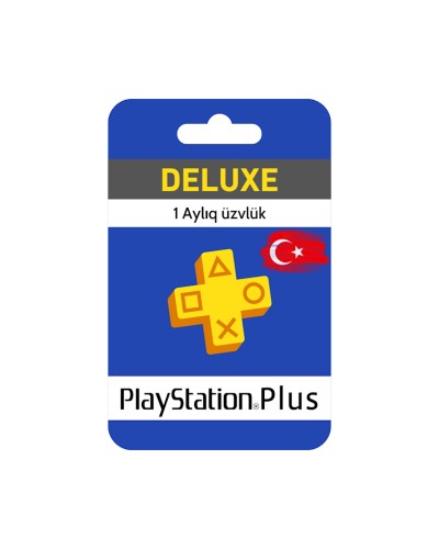 Abunə Sony PS Plus Deluxe (PSN Türkiyə, PS4/PS5) 1 aylıq