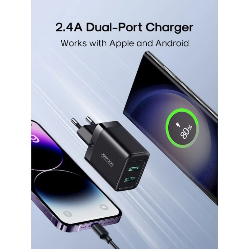 Сетевое зарядное устройство Joyroom JR-TCN01EU, Черный Сетевое зарядное устройство Joyroom JR-TCN01EU, Черный