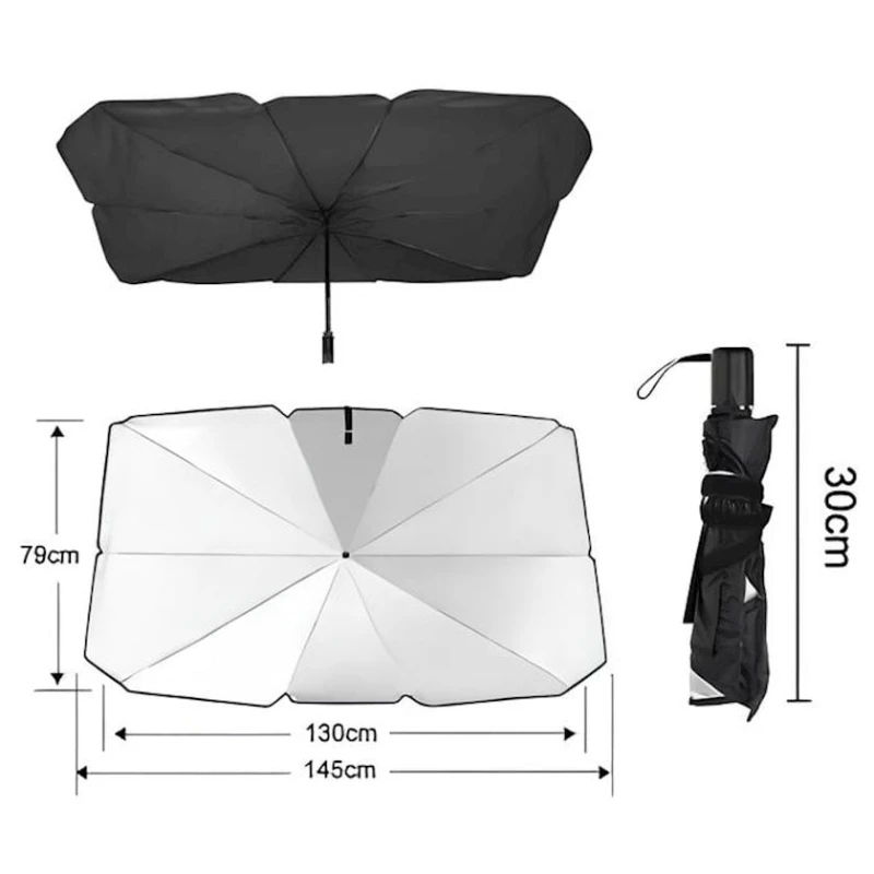 Avtomobil salonu üçün günlük 2820, qara, 70х125 sm