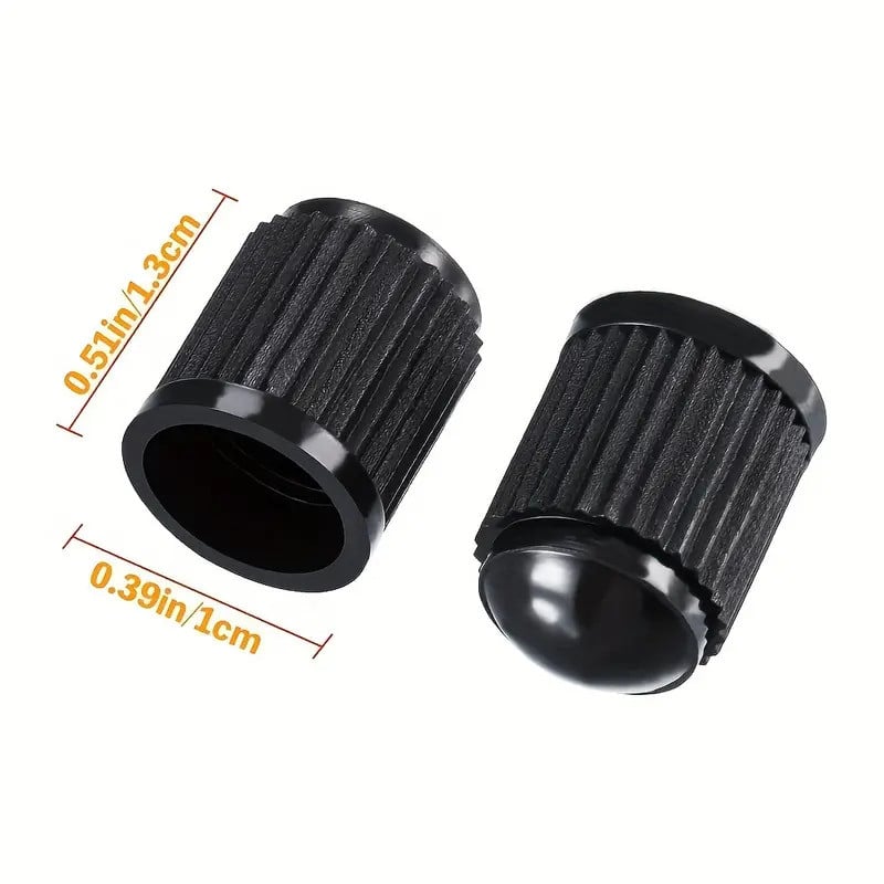 Колпачки для вентилей шин, черные, универсальные, для автомобилей, внедорожников, велосипедов, грузовиков, мотоциклов, тяжёлой техники Avtomiks-SN1 Колпачки для вентилей шин, черные, универсальные, для автомобилей, внедорожников, велосипедов, грузовиков, мотоциклов, тяжёлой техники Avtomiks-SN1