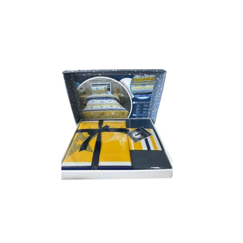 Комплект детского постельного белья Moon Stars, пододеяльник 160x220 см (1шт), простыня 160x240 см (1шт), наволочка (1шт), односпальный, хлопок, разноцветный Комплект детского постельного белья Moon Stars, пододеяльник 160x220 см (1шт), простыня 160x240 см (1шт), наволочка (1шт), односпальный, хлопок, разноцветный