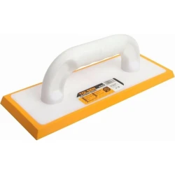 Şpatel Tolsen 41018 sürtgəc, 250x95 mm, gips üçün, rezin/plastik, ağ/narıncı