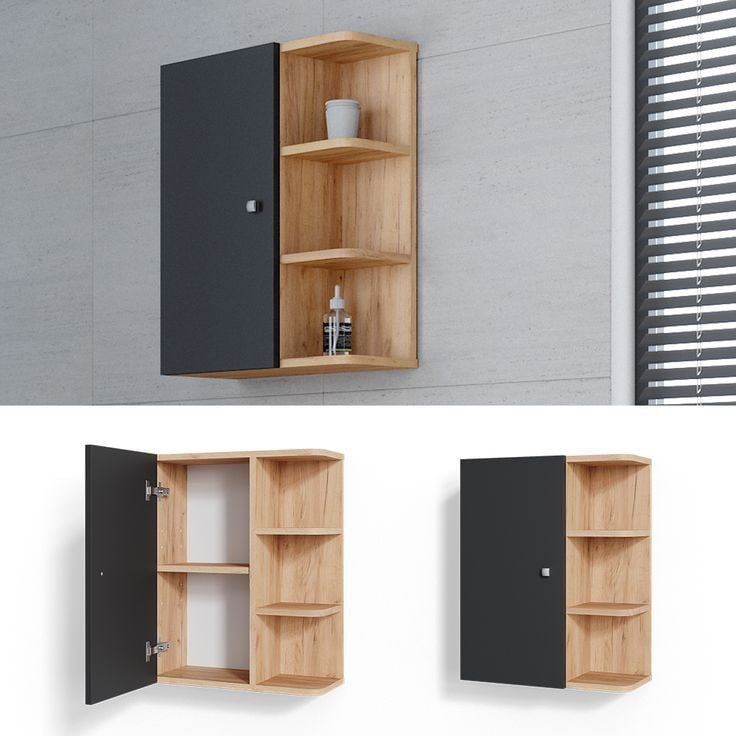 Полка Elegant Wood ZARR253, ламинат, 48х60х21 см