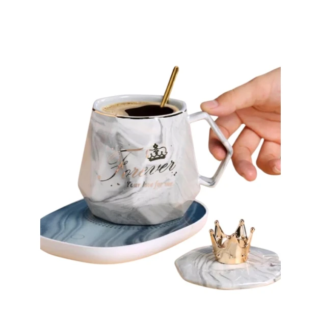 Кружка с подогревом, серая, 300 мл