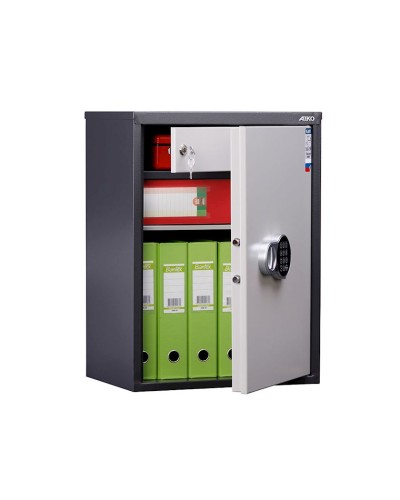 Ofis seyfi Aiko SL-65T-EL, elektron kodlu, qrafit, 630x460x340 mm