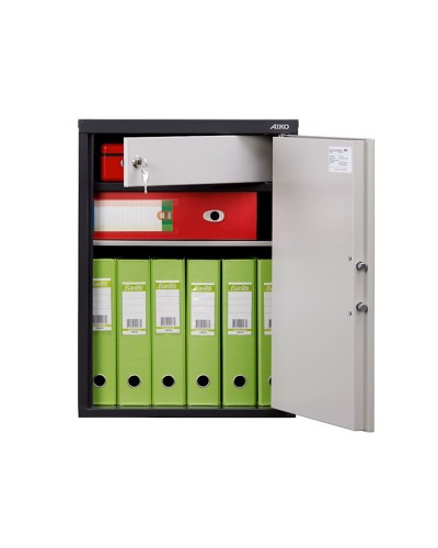 Ofis seyfi Aiko SL-65T-EL, elektron kodlu, qrafit, 630x460x340 mm