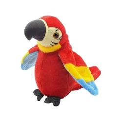 İnteraktiv oyuncaq Danışan tutuquşu deyilənləri təkrar edir və qanadlarını yelləyir, məhsul çeşiddə