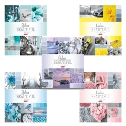 Тетрадь в клетку Hatber Colour Beautiful, A5, 96 листов, товар в ассортименте