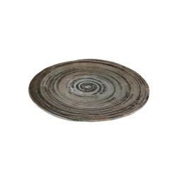 Тарелка Porland Stoneware Vintage, круглая, 23 см, коричневая