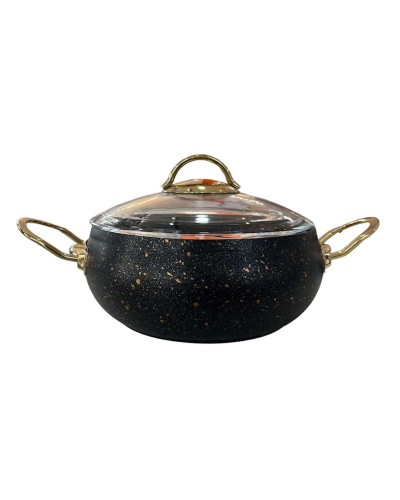Yemək bişirmək üçün dəst Venda ZGH_00114, qranit, qara, 9 parça