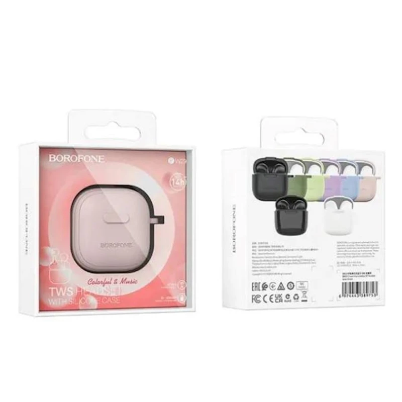 Беспроводные наушники Borofone BW29 Pink Sugar Беспроводные наушники Borofone BW29 Pink Sugar