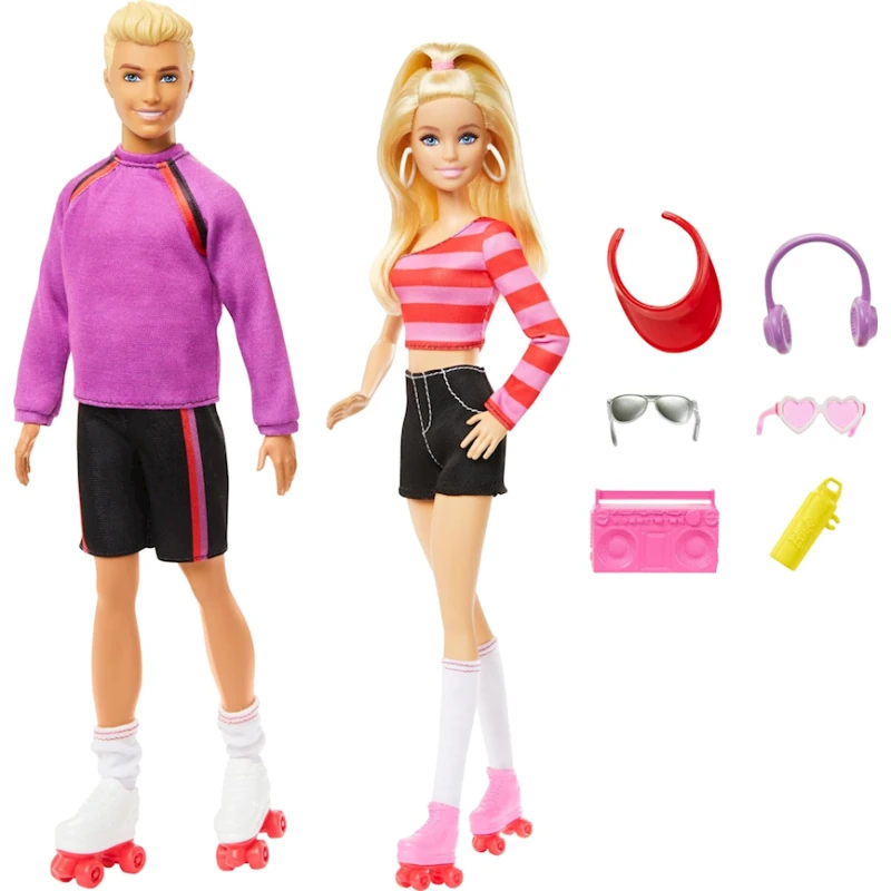Набор кукол Mattel Barbie and Ken Fashionistas 65th Anniversary HXK90, 3+ лет