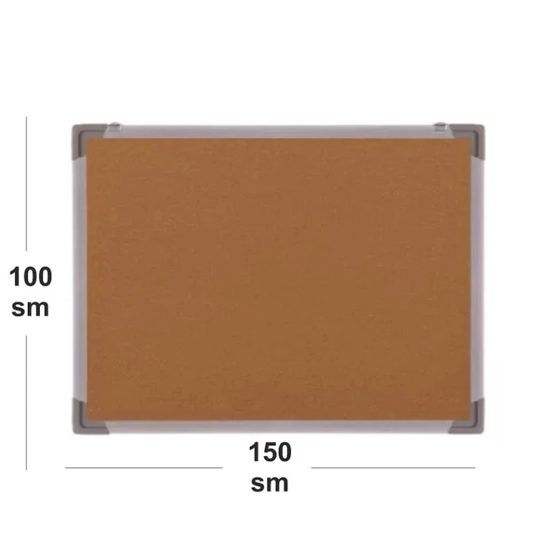 Доска для заметок, пробка, 100x150 см Доска для заметок, пробка, 100x150 см