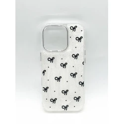 Чехол case для iPhone 16 Pro Bows Белый