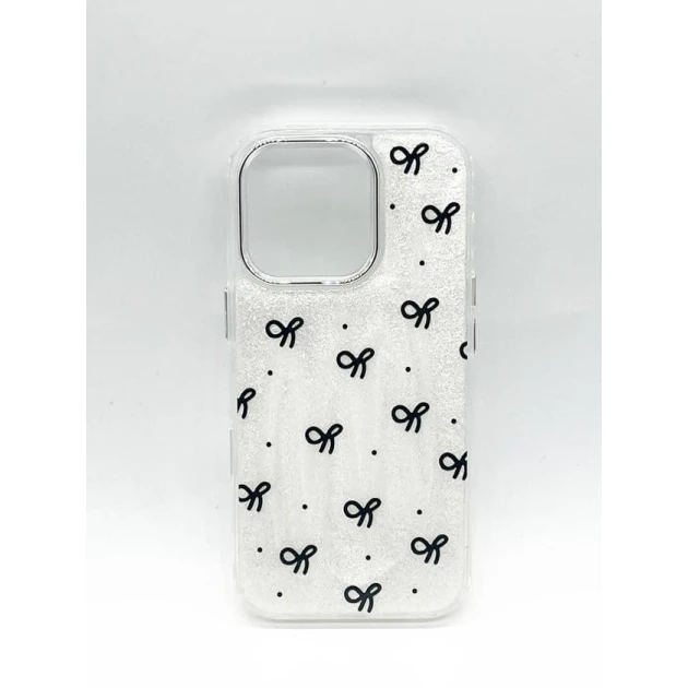 Чехол case для iPhone 16 Pro Bows Белый