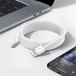 Кабель USB-Lightning Apple Teledoctor/Universal белый 1 м