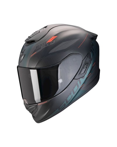 Motosikl dəbilqəsi Scorpion Exo-1400 Evo II Matt, kompozit material, qara, ölçü L