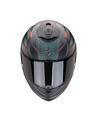 Motosikl dəbilqəsi Scorpion Exo-1400 Evo II Matt, kompozit material, qara, ölçü L