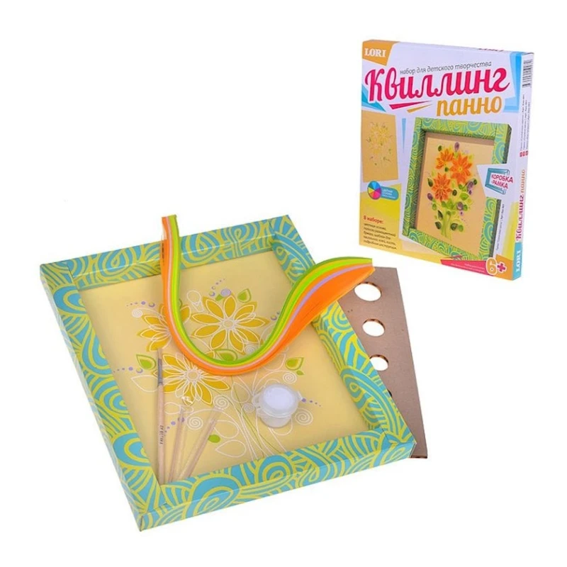 Набор для квиллинга Lori Панно Солнечные цветы Набор для квиллинга Lori Панно Солнечные цветы