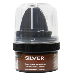 Krem-parıltı ayaqqabı üçün Silver CD1L066 qəhvəyi, 50 ml