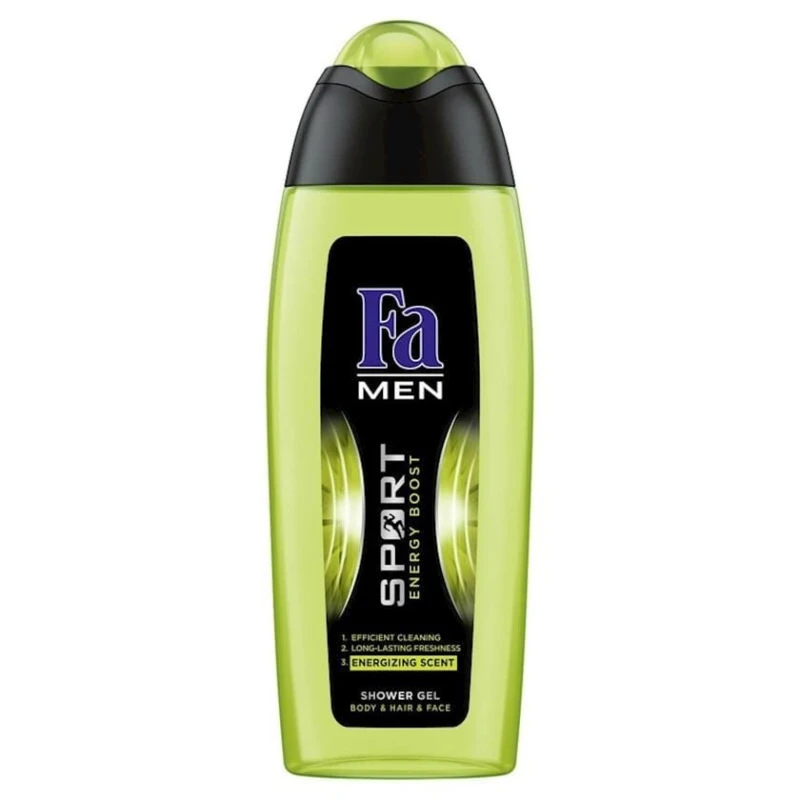 Kişilər üçün 3-1-də gel-şampun Fa Men Sport Energy Boost 400 ml Kişilər üçün 3-1-də gel-şampun Fa Men Sport Energy Boost 400 ml