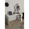 Письменный стол ev_12116109, ламинат, белый, 120x50x148 см Письменный стол ev_12116109, ламинат, белый, 120x50x148 см