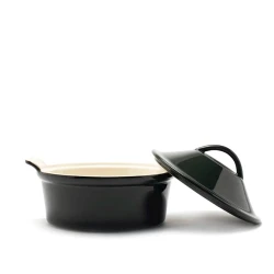 Форма для запекания Gipfel Majolica 3834, жаропрочная керамика, темно-зеленая, 2.4 л, 28х25х16 см