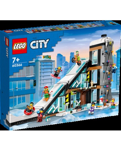 Konstruktor LEGO City Winter Sports Park 60366, 7+ yaş, 1045 hissə