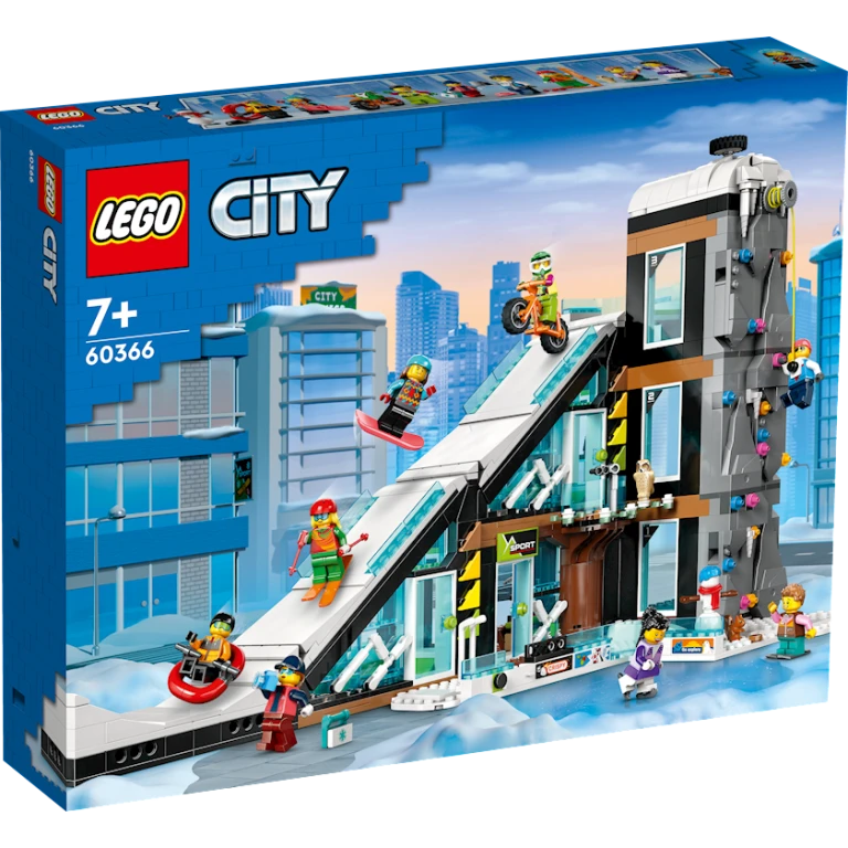 Konstruktor LEGO City Winter Sports Park 60366, 7+ yaş, 1045 hissə