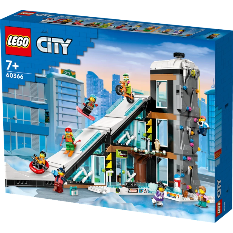 Konstruktor LEGO City Winter Sports Park 60366, 7+ yaş, 1045 hissə