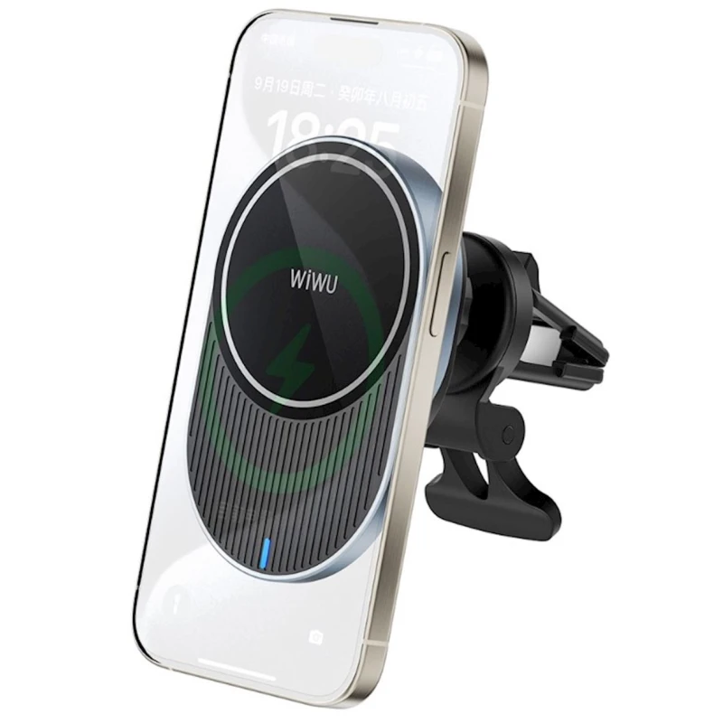 Автомобильный держатель для телефона Wiwu CH-315 15W Black Автомобильный держатель для телефона Wiwu CH-315 15W Black