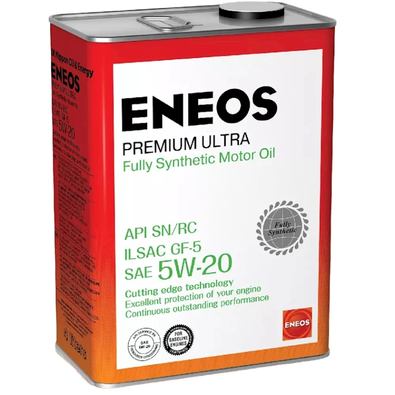 Моторное масло Eneos Premium Ultra 5W-20, 4 л EN266