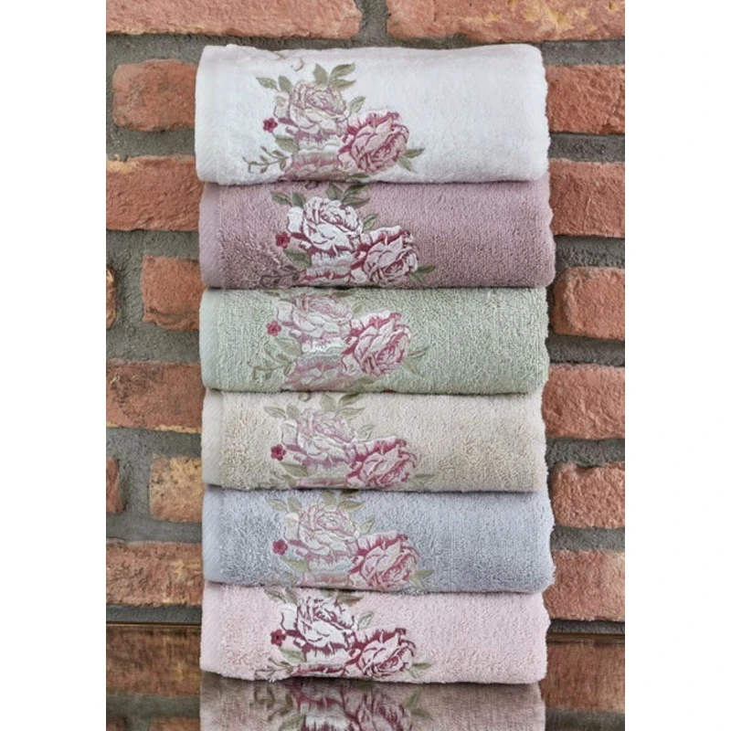 Набор полотенец для лица и рук Dantela 059, 50x90 см, хлопок, разноцветный, 6 шт Набор полотенец для лица и рук Dantela 059, 50x90 см, хлопок, разноцветный, 6 шт